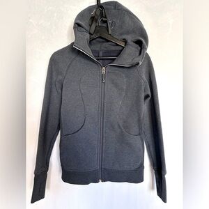Lululemon Full Zip Scuba Hoodie Sweatshirt Navy Size 4